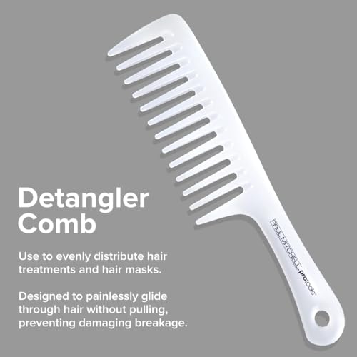 Paul Mitchell Professional Instruments Extensive Tooth Detangler Comb for Moist or Dry Hair